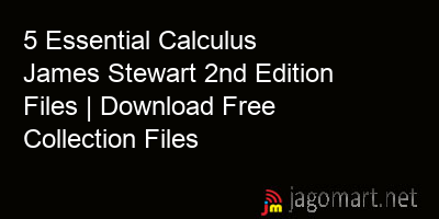 picture 5 Essential Calculus James Stewart 2nd Edition Files | Download Free Collection Files