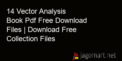 picture 14 Vector Analysis Book Pdf Free Download Files | Download Free Collection Files