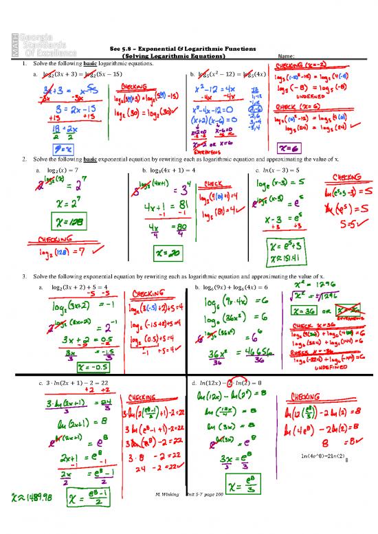 picture Solving Inequalities Pdf 176916 | 05 08 Logequations Complete