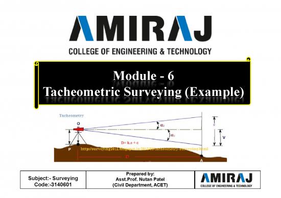 picture_3140601 Surveying Module 6 Tacheometric Surveying Examples