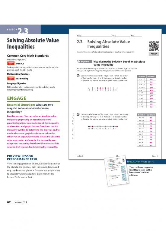 picture Absolute Value Inequalities Problems Pdf 176530 | 3 Answers And Notes