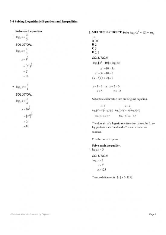 picture Solving Inequalities Pdf 176004 | 7 4 Solving Logarithmic Equations And Inequalities