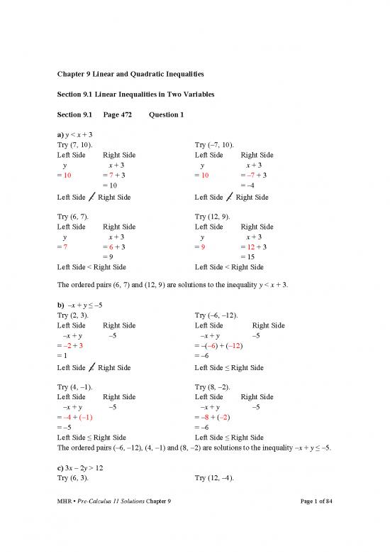 picture_Quadratic Inequalities Pdf 176285 | Chapter 9