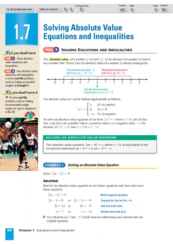 picture_Absolute Value Inequalities Problems Pdf 176534 | Classzone 6