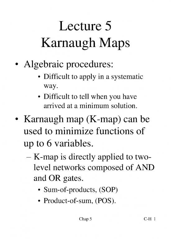 picture_Courseːlogic Systemːlecture 5 Karnaugh Maps