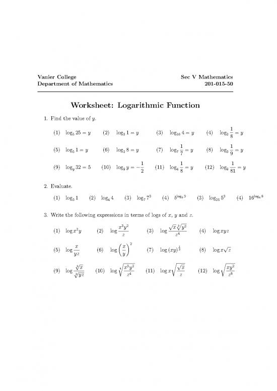 picture_Exercises Logarithmicfunction
