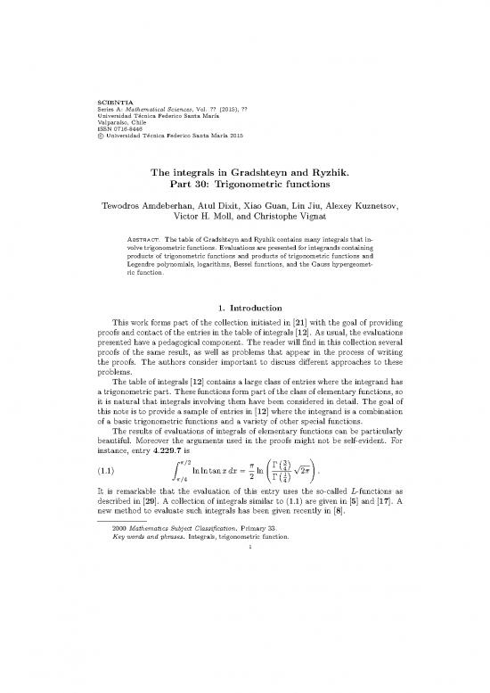 picture Integrals Of Trigonometric Functions Pdf 174652 | Final30