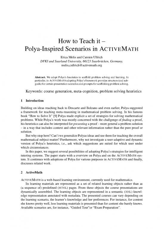 picture1_Problem Solving Strategies Pdf 176424 | Howtoteachitpolyascenariosactivemath