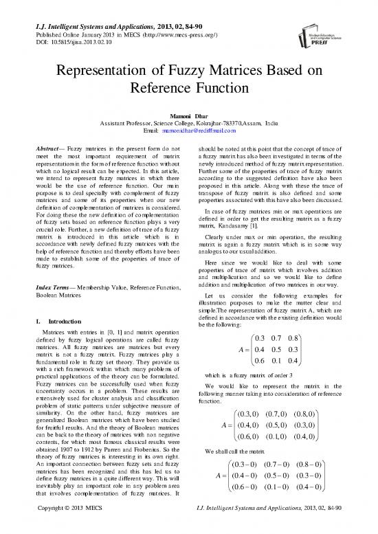 picture_Matrix Pdf 174510 | Ijisa V5 N2 10