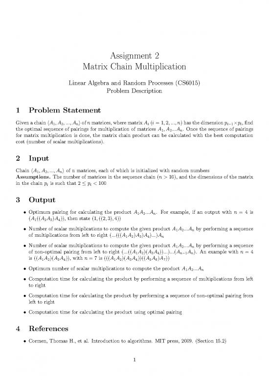 picture1_Matrix Pdf 174338 | Larp Sw Assignment 2 2018 Problem Statement