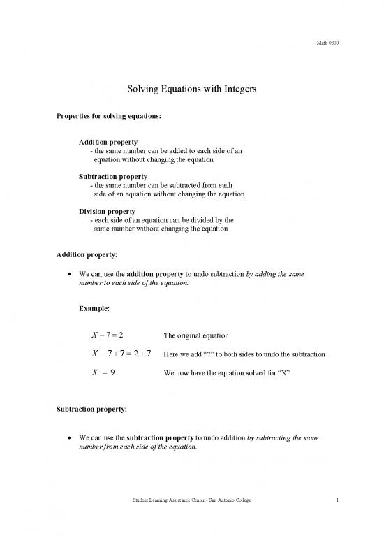 picture_Solving Equations Pdf 176319 | Math0300 Solving Equations With Integers