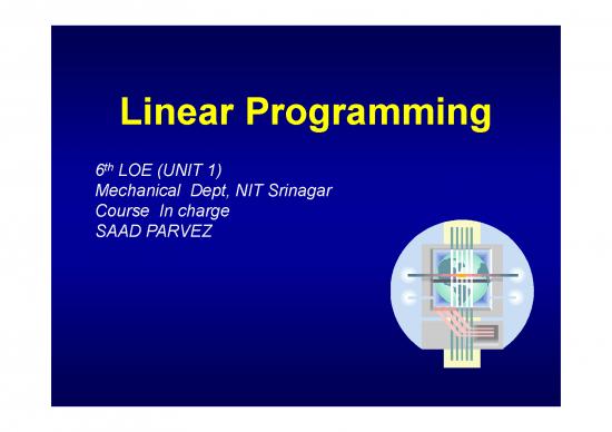 picture Linear Programming Problems And Solutions Graphical Method Pdf 175727 | Mec 604 Linear Progrmming Unit I