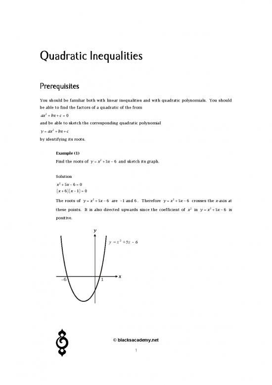 picture_Quadratic Inequalities Pdf 176400 | Quadraticinequalities