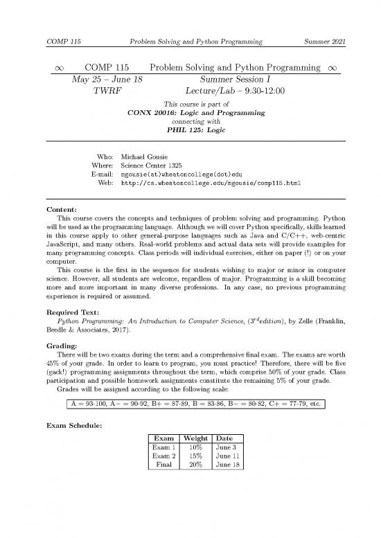 picture Python Pdf 176798 | Syllabus115summer21