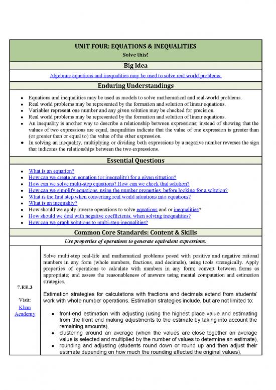 picture Solving Inequalities Pdf 175913 | U4 Resource