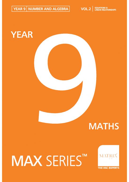 picture_Simple Equations Problems Pdf 176671 | Y9 Max Series Volume 2 Sample