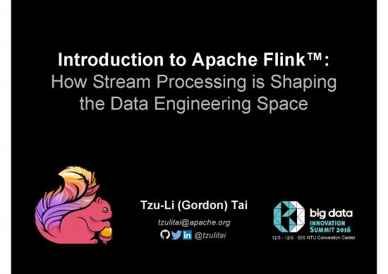 picture Processing Pdf 179731 | 12051500 Ithome   Deep Dive Into Apache Flink Gordon