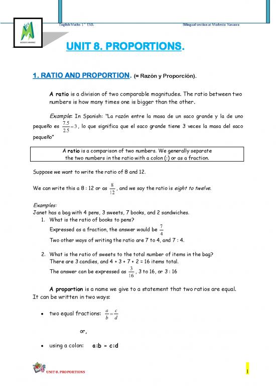 picture_1styear Unit8 Proportions