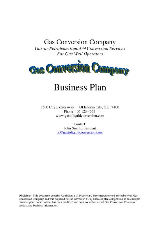 picture Petroleum Business Plan Pdf 177805 | 20151020 Sample Business Plan