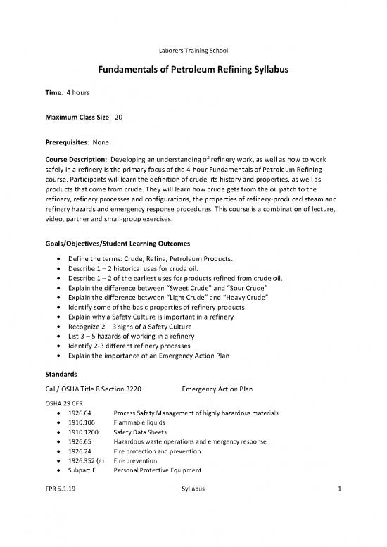 picture_Oil Pdf 177204 | 61c38f01eaab5b24a7b3ffc2 Fundamentals Of Petroleum Refining Syllabus