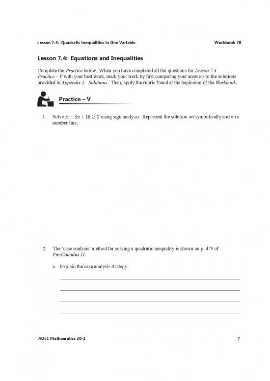 picture Quadratic Inequalities Pdf 177255 | 7 Practice V