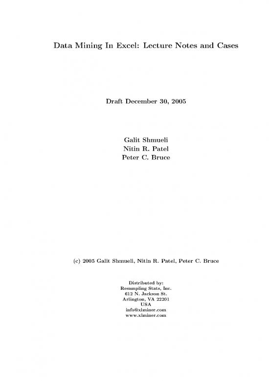 picture Data Mining Notes 179220 | Data Mining In Excel