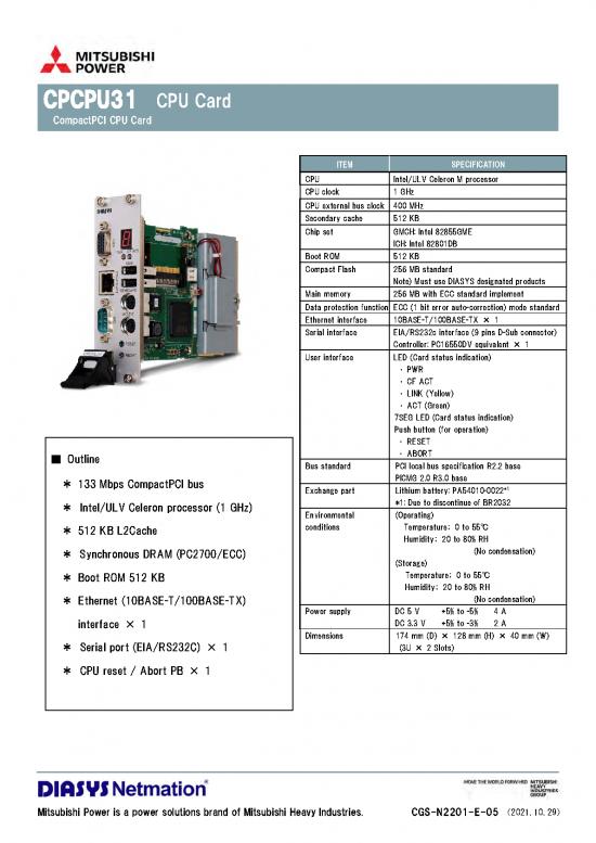 picture Cpu Pdf 179574 | Diasys Cgs N0004 E 04 Cpcpu31 A01