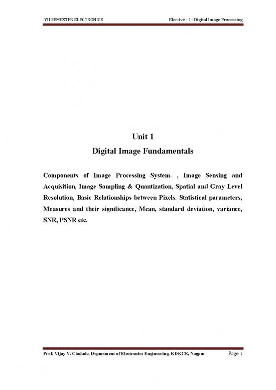 picture Processing Pdf 179028 | Dip Unit 1 Vijay Chakole 1
