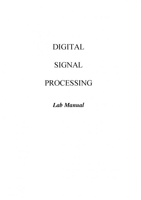 picture Processing Pdf 179445 | Dsp Lab  Eec 652  Visem 18012013