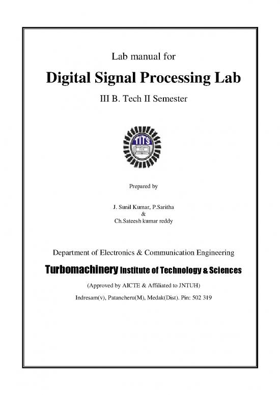 picture Processing Pdf 179683 | Dsp Lab Manual Version 7 1