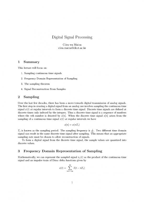 picture Processing Pdf 179830 | Dsp Lecture4