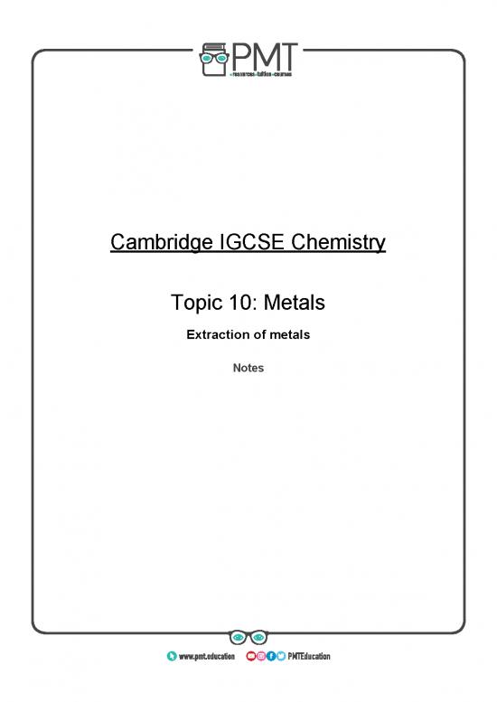 picture_Extraction Of Iron Pdf 179294 | Extraction Of Metals