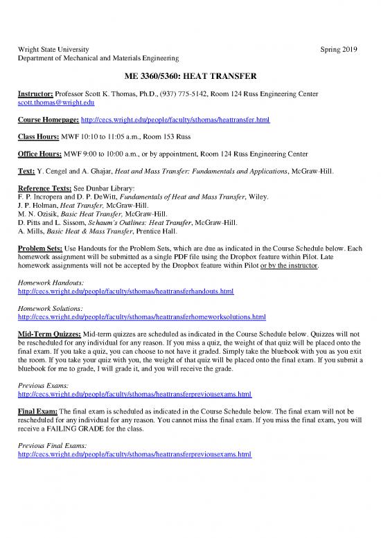 picture Heat Transfer Pdf 178991 | Heattransfersyllabus