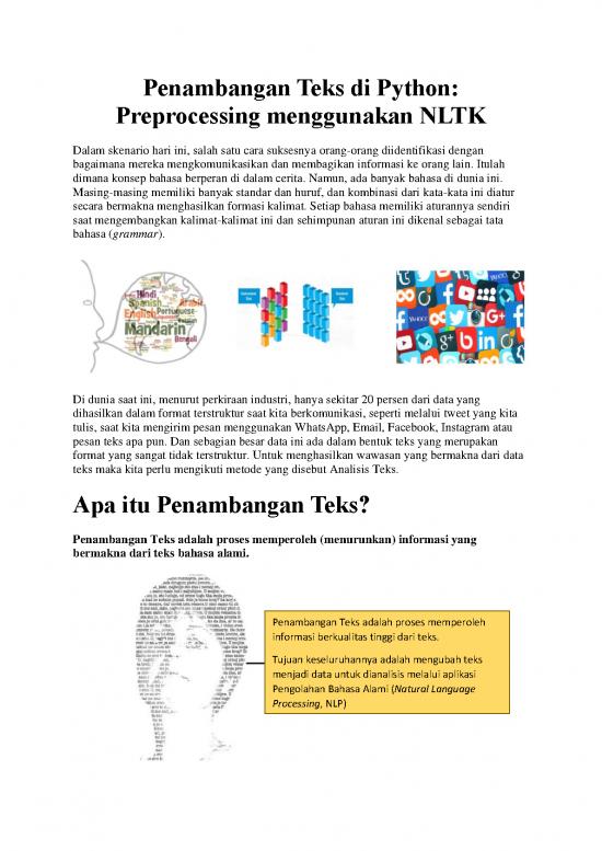 picture_Python Pdf 179486 | Husni Penambangan Teks Di Python Preprocessing Menggunakan Nltk