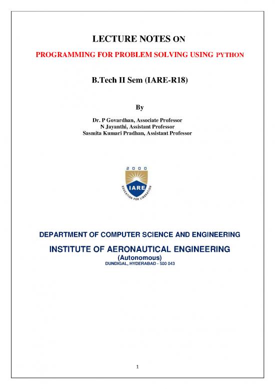 picture Python Pdf 178707 | Iare Pps Using Python Civil Lec Notes