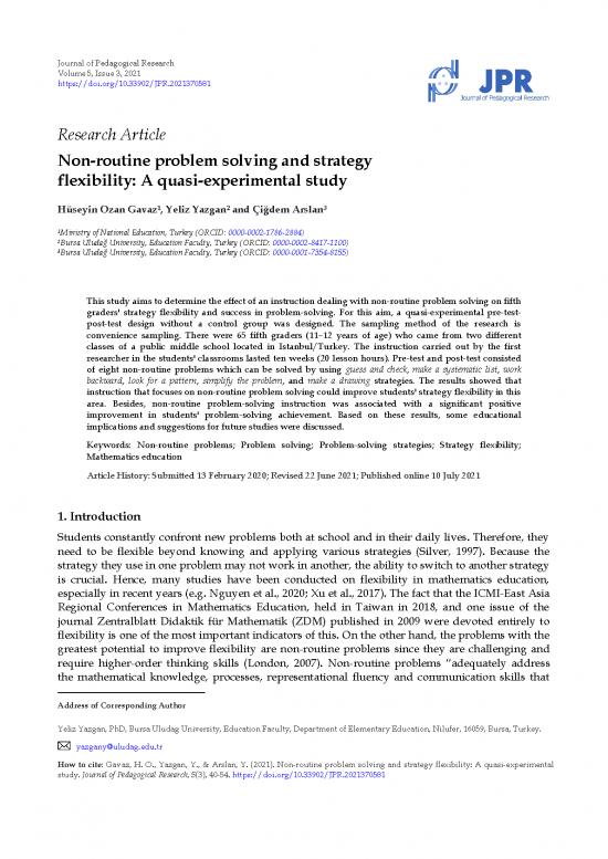 picture1_Non Experimental Research Design Pdf 178745 | Non Routine Problem Solving And Strategy Flexibility A Quasi Experimental Study 11046