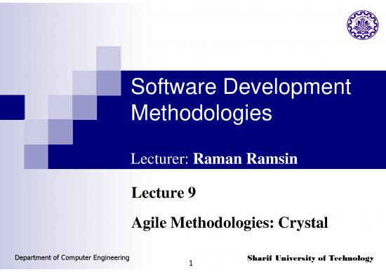 picture Agile Software Development Pdf 179622 | Sdmlecture9