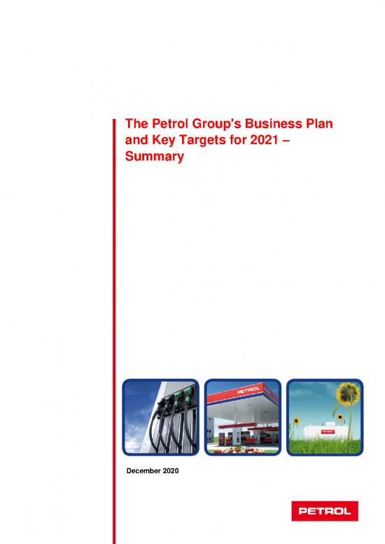 picture Petroleum Business Plan Pdf 178027 | The Petrol Group S Business Plan And Key Targets For 2021   Summary