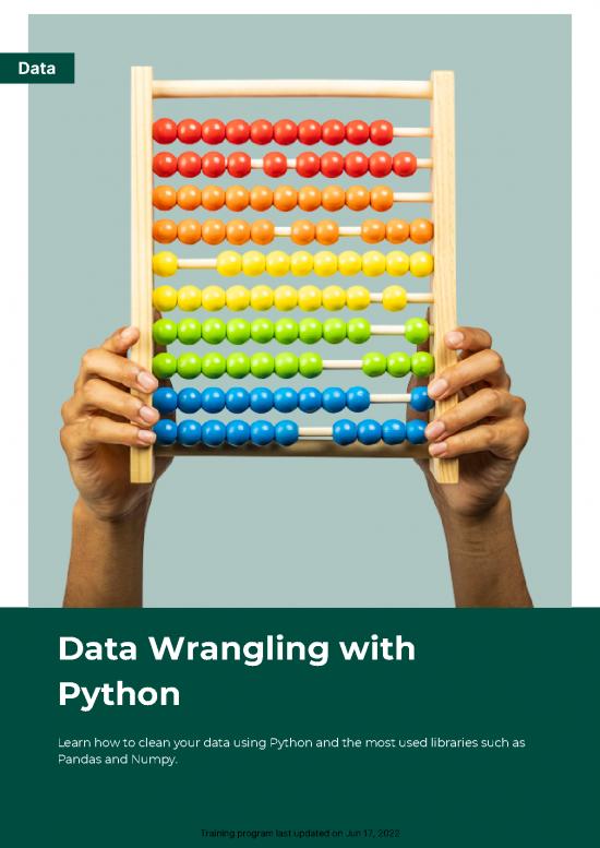 picture Data Wrangling With Python Pdf 180108 | 200 Data Wrangling With Python En En Business