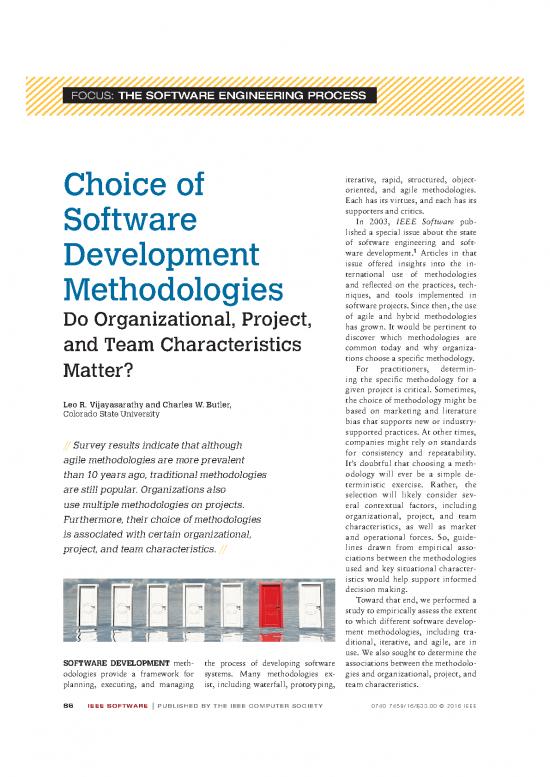 picture Agile Software Development Pdf 181212 | 2016  Choice Of Software Development Methodologies Do Organizational, Project, And Team Characteristics Matter