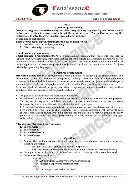 picture_Programming Pdf 182642 | 3rd Sem C Programing