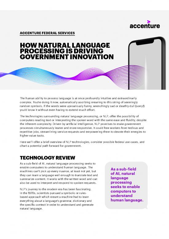 picture Processing Pdf 180413 | Accenture Natural Language Processing Digital