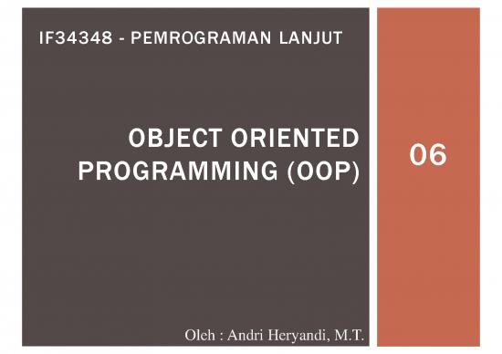 picture_Programming Pdf 182654 | Bab 06   Object Oriented Programming (oop)