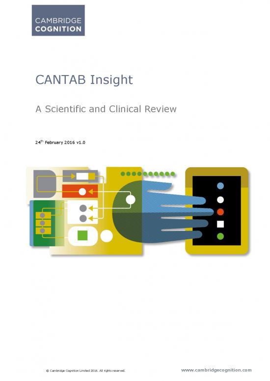 picture Processing Pdf 180502 | Cantab Insight Scientific Review   Ccl