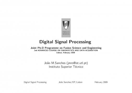 picture Processing Pdf 180884 | Digitalsignalprocessing Sanches