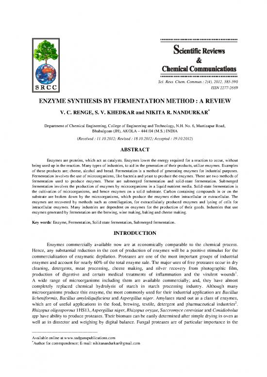 picture_Fermentation Pdf 181296 | Enzyme Synthesis By Fermentation Method  A Review