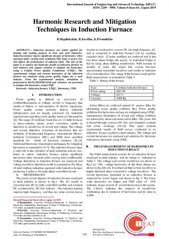 picture Induction Furnace Pdf 180831 | F10280886s19