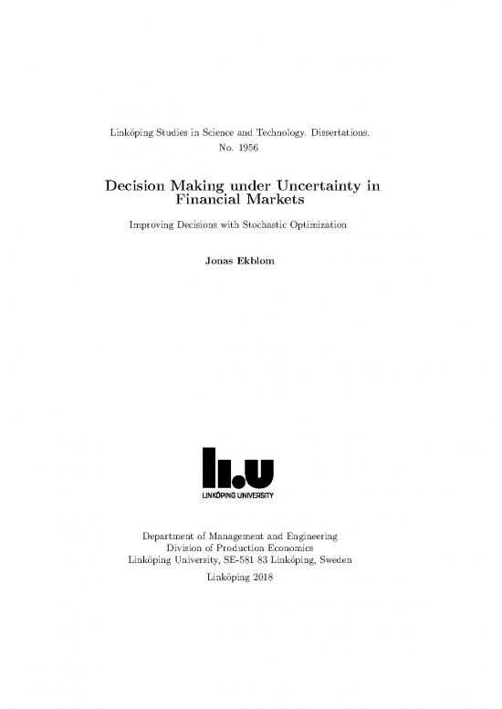 picture Decision Making Under Uncertainty Pdf 180643 | Fulltext01