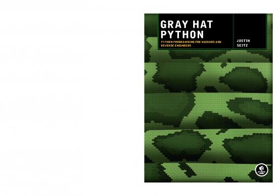 picture Python Pdf 182646 | Gray Hat Python   Python Programming For Hackers And Reverse Engineers (2009)