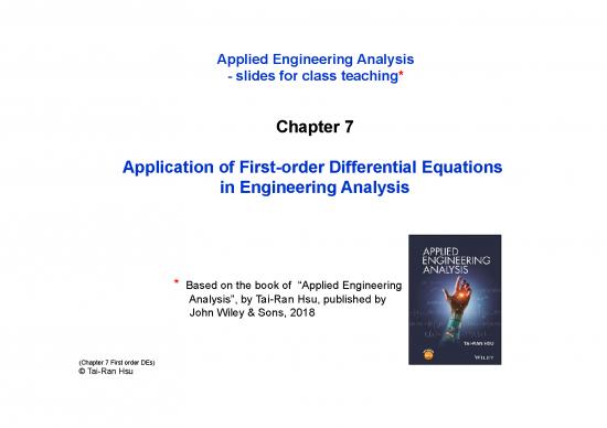 picture Heat Transfer Pdf 181988 | Hsu Chapter 7 First Order Differential Equations 04 25 19